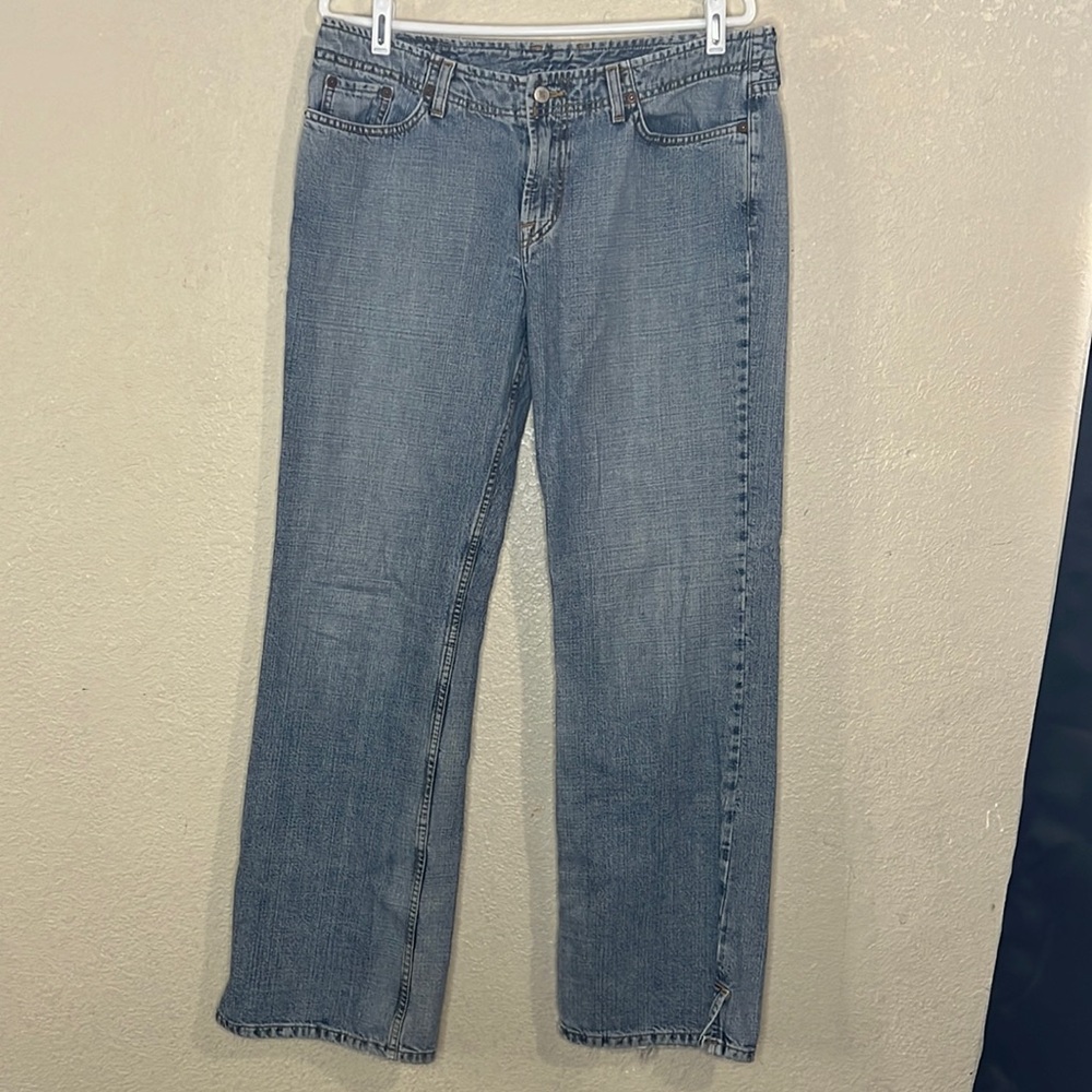 Lucky Brand Jean Dungarees Size 14 B72